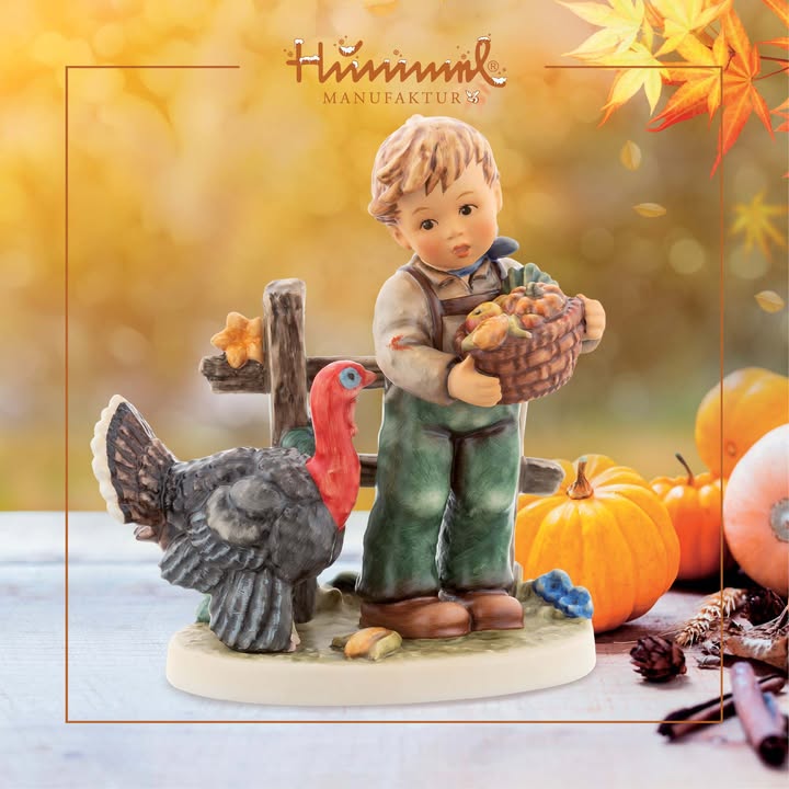 【M.I. Hummel –Thanksgiving (Sheafbundle & Turkey) 感恩節 (草捆束 & 火雞】