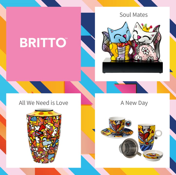 【Goebel – 布里托 普普藝術Romero Britto Pop Art】