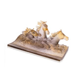 DAUM | Cavalcade 萬馬奔騰三馬筆座冰棕色 25cm