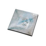 DAUM | Cavalcade 萬馬奔騰水晶盤擺設 18cm 灰藍色