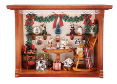 REUTTER MINIATUREN | Christmas Room 瓷器微縮模型  26.5x10x19cm
