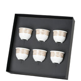 VERSACE | Barocco Beige 一套六位小杯