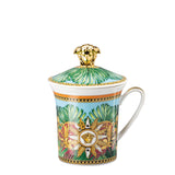 VERSACE | 30 Years Anniversary Mug with Lid - JUNGLE ANIMALIER