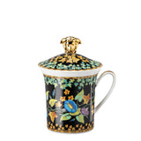 VERSACE | 三十周年紀念版有蓋馬克杯 - 長春藤