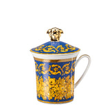 VERSACE | 三十周年紀念版有蓋馬克杯 - 花滿仲夏夜