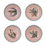 BERNARDAUD | Braquenie Set of 4 Assorted Dessert Plates