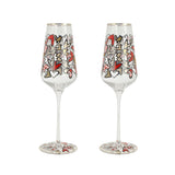 GOEBEL | Golden All We Need is Love - 香檳對杯禮盒裝 Pop Art Romero Britto