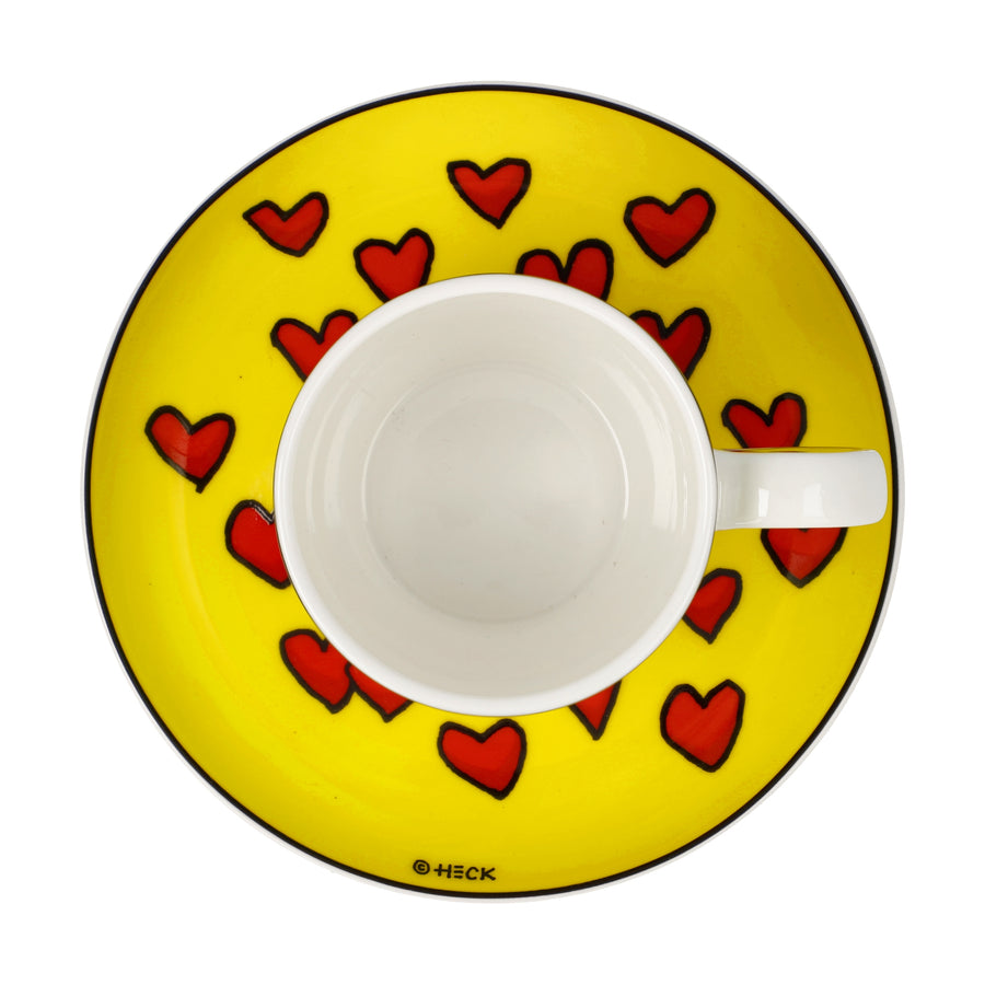 GOEBEL | Love Cat - Espresso Cup with Saucer 7.5cm Pop Art Ed Heck