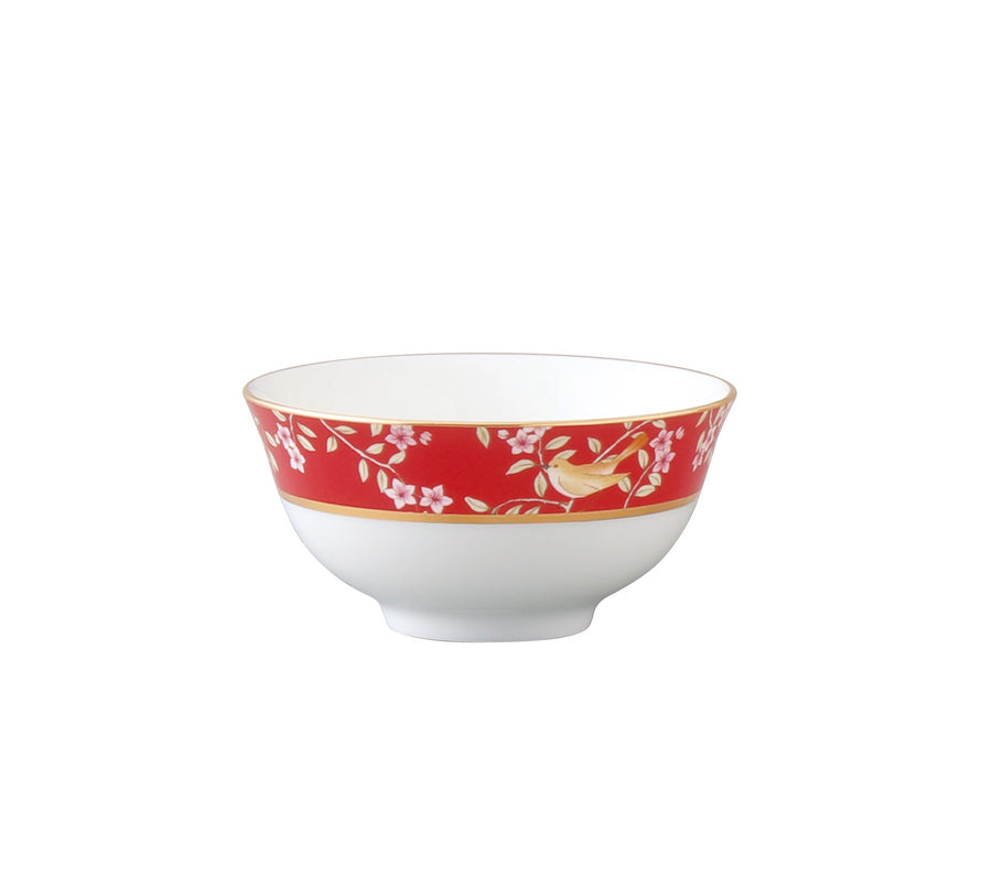 NARUMI | Queen's Garden Red Rice Bowl 11cm