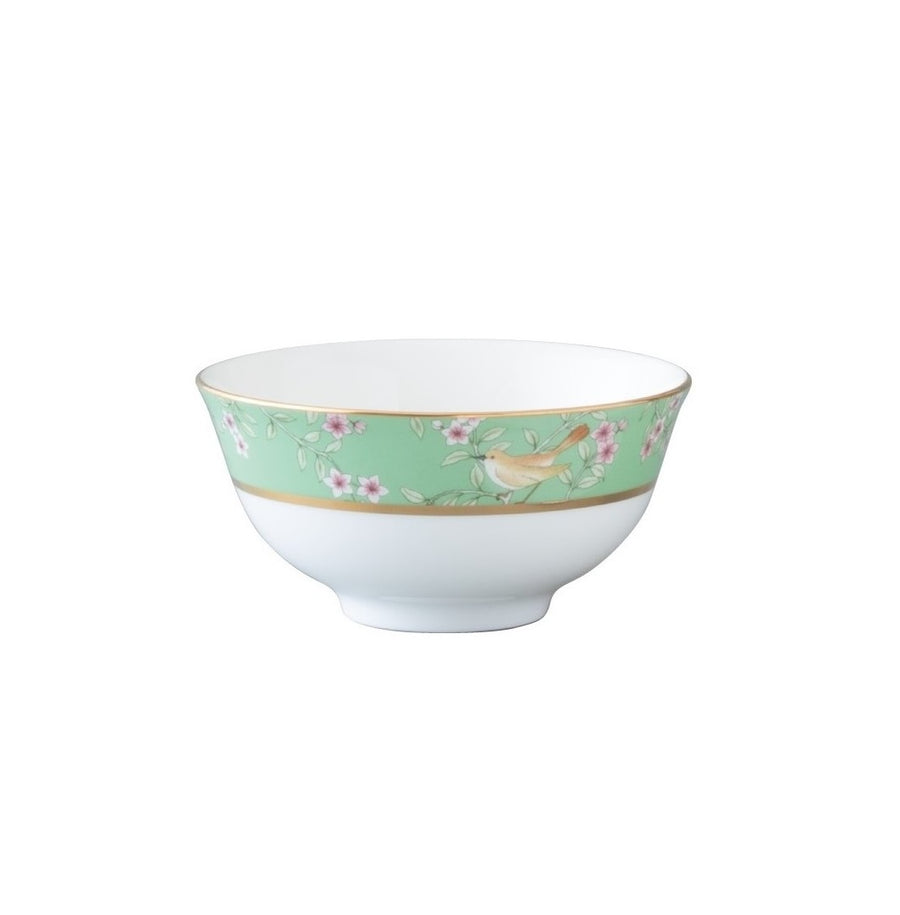 NARUMI | Queen's Garden Green Rice Bowl 11cm