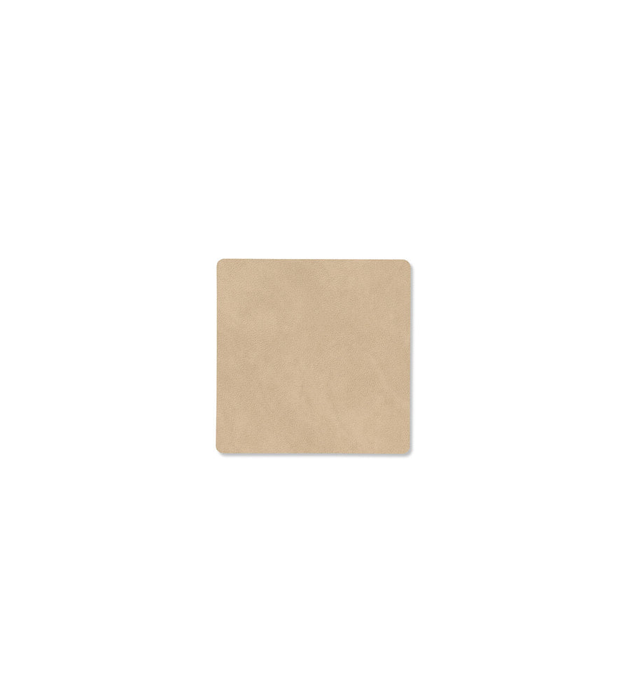LIND DNA | Square Nupo Reversible Coaster Brown / Sand
