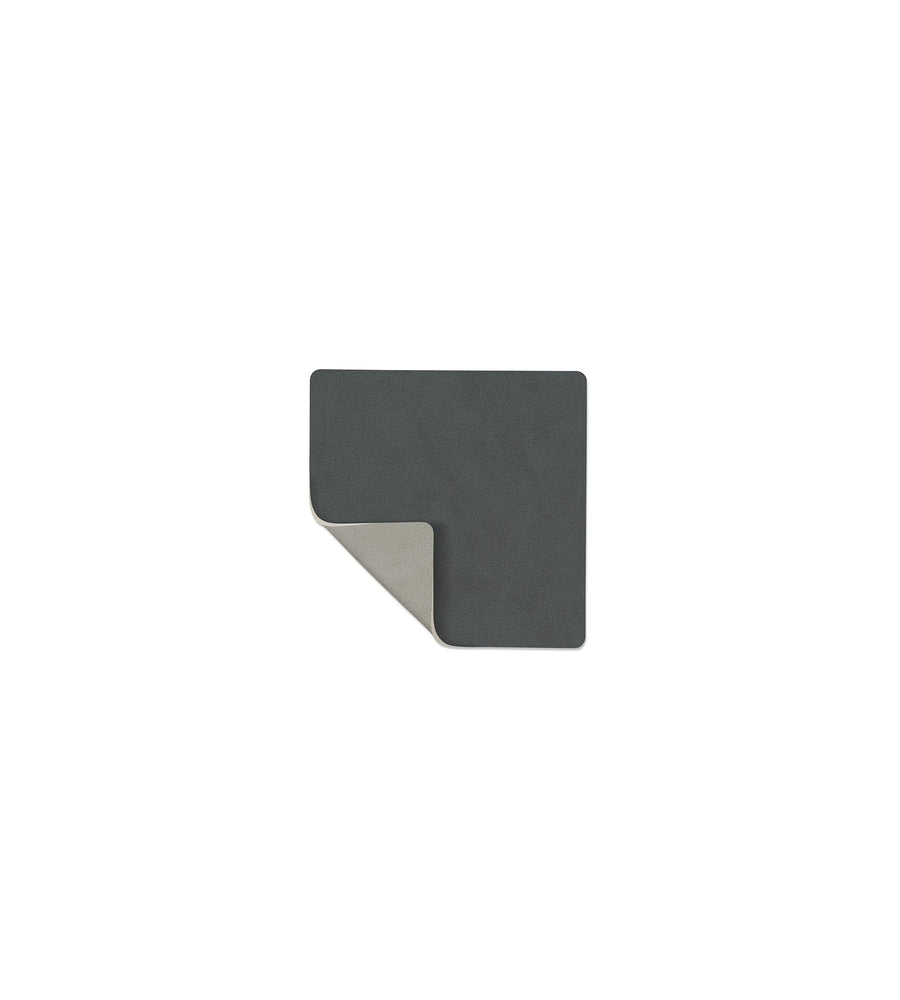 LIND DNA | Square Nupo Reversible Coaster Anthracite / Light Grey