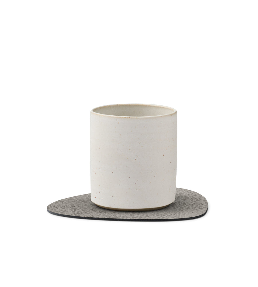 LIND DNA | Curve Hippo Anthracite-Grey Glass Coaster