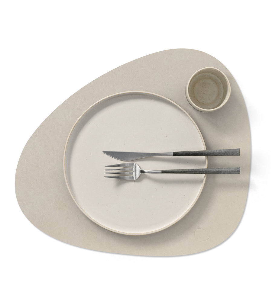 LIND DNA | Curve L Nupo Oyster White Placemat