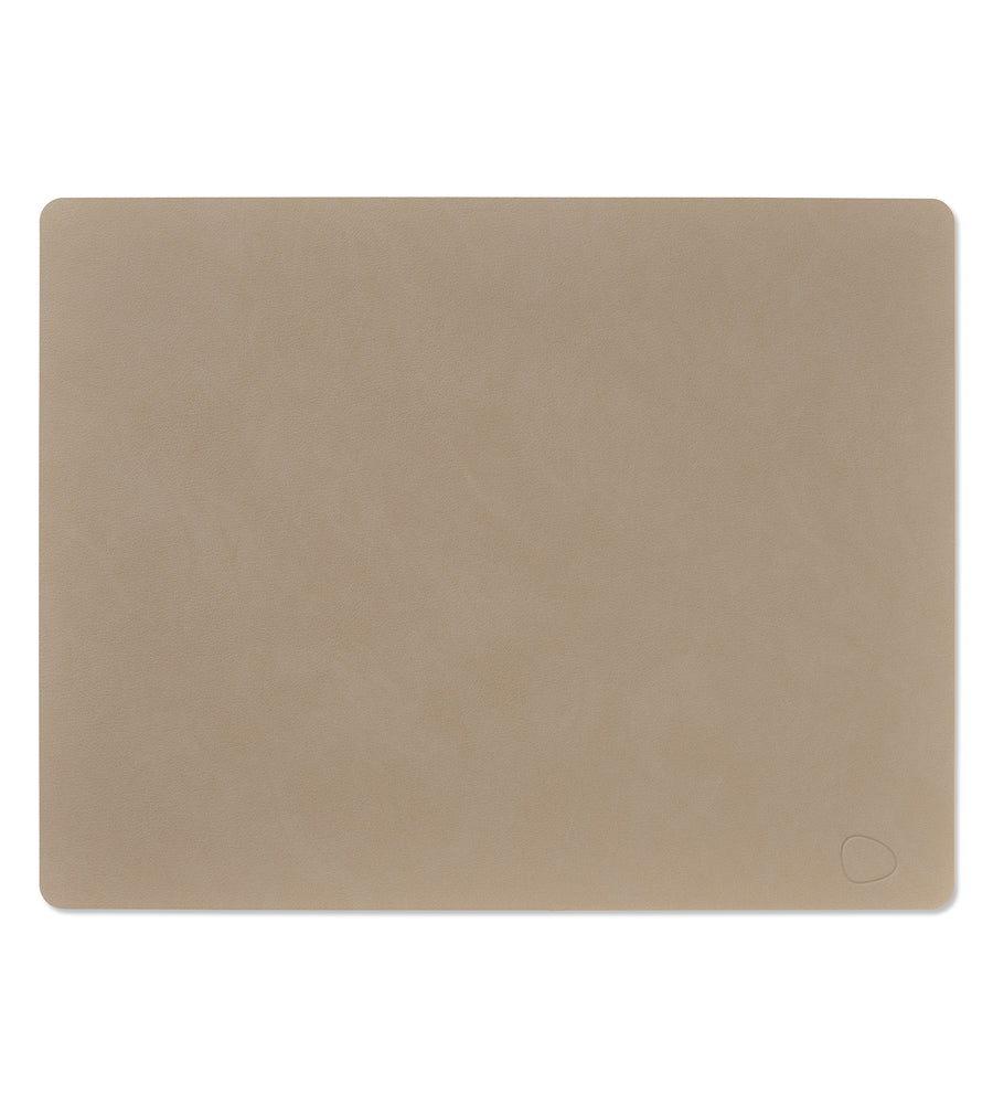 LIND DNA | Square L Nupo Clay Brown Placemat