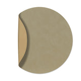 LIND DNA | Round XL Nupo 圓形雙面餐墊 草本色/卡其綠色