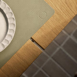 LIND DNA | Square L Corduroy 橫紋餐墊  草本色