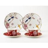 NARUMI | Queen's Garden 紅 茶具甜品套裝 2位