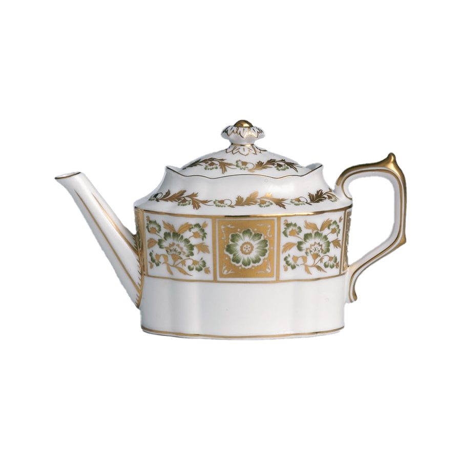 Royal Crown Derby | Derby Panel Green Teapot