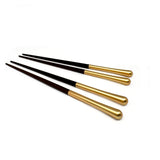 PHILIPPI | 圓形金頭筷子 2 對