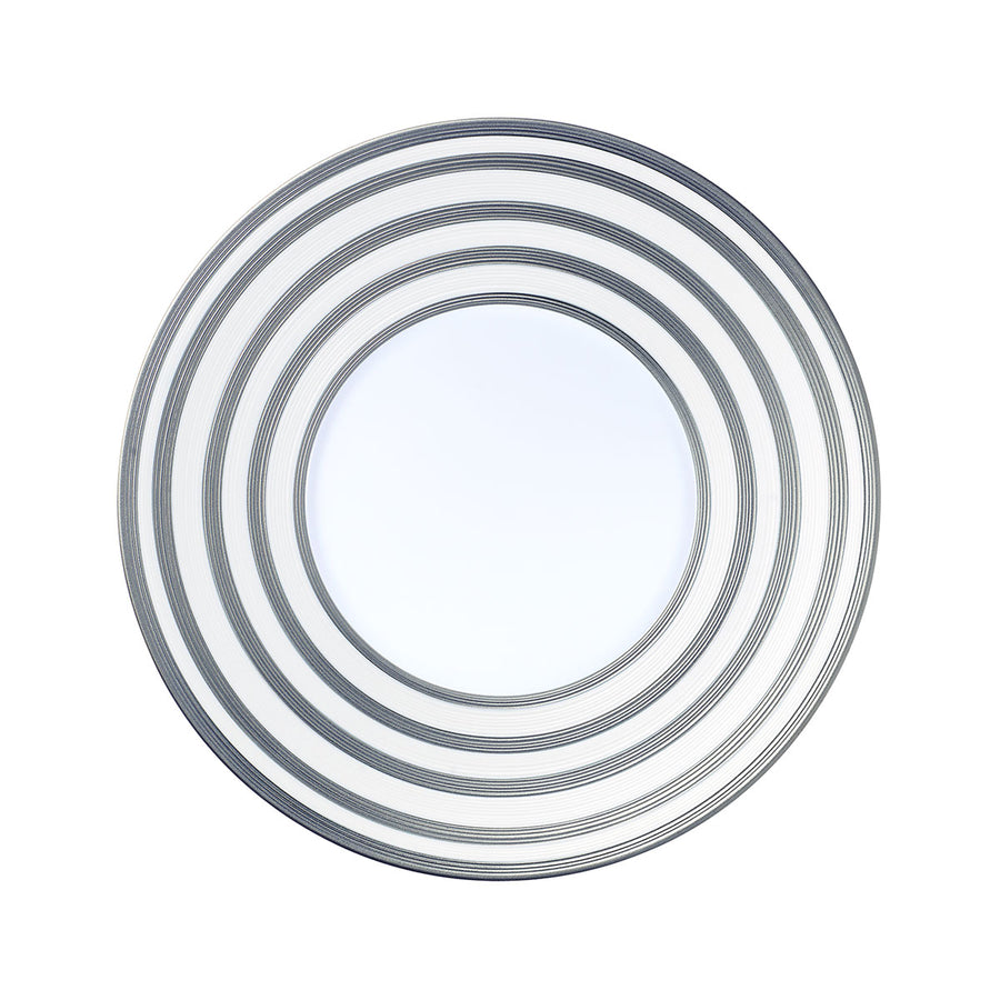 J.L Coquet | H??misph??re Platinum Stripes Plate 29.5cm