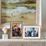 ADDISON ROSS | 淡藍搪瓷金邊相架 5"x7"