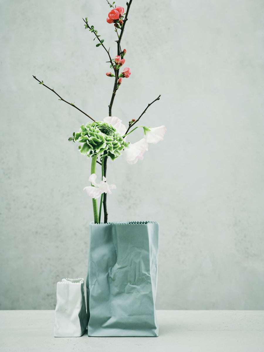 ROSENTHAL | Paper Bag Vase 10cm Mint