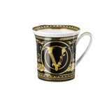 VERSACE | 30 Years Anniversary Mug with Lid - VIRTUS GALA BLACK