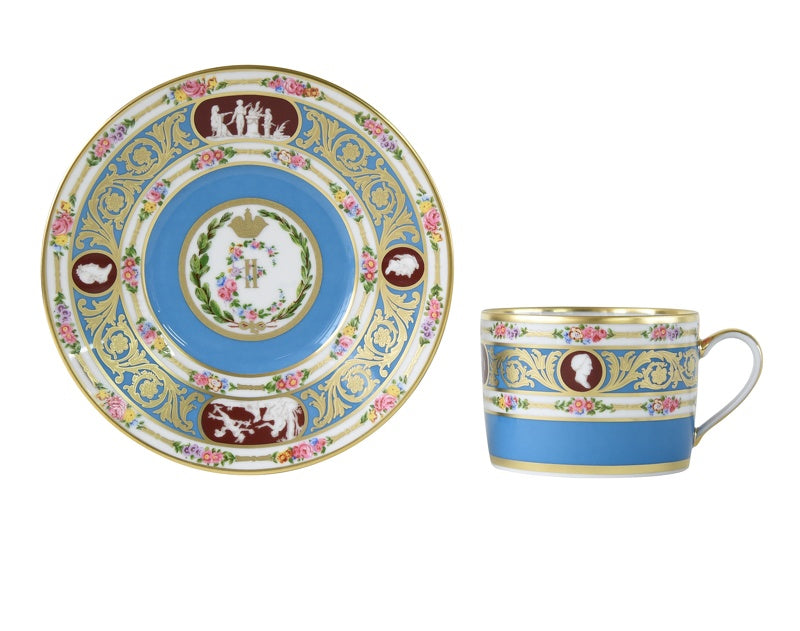 BERNARDAUD | AMR Catherine II de Russie Tea Cup & Saucer