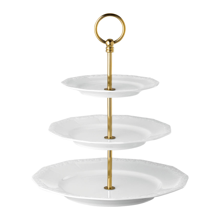 ROSENTHAL | Maria White 3-Tier Cake Stand