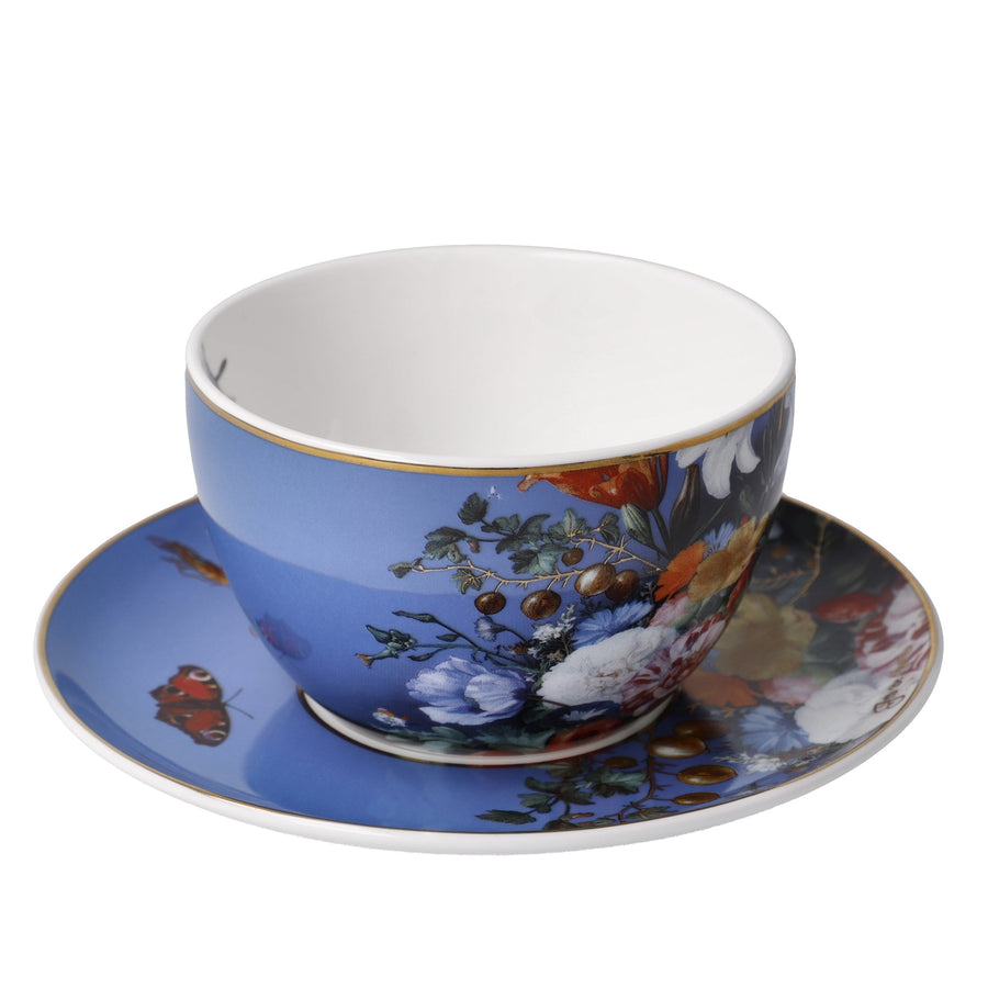 GOEBEL | Summer Flowers - Tea or Cappuccino Cup with Saucer Artis Orbis Jan Davidsz De Heem