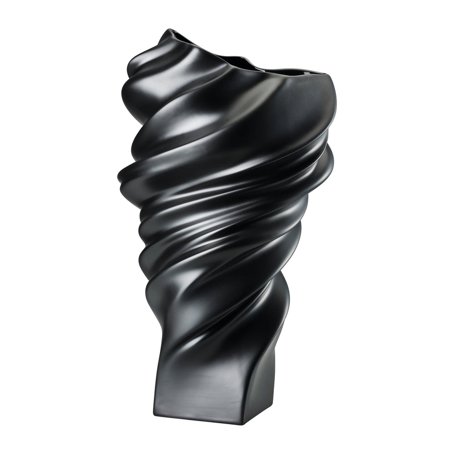 ROSENTHAL | Squall Black Porcelain Vase 32cm