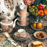 BERNARDAUD | Braquenie Set of 4 Assorted Dessert Plates