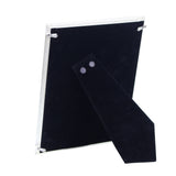 ADDISON ROSS | 銀葉子搪瓷白花心形相架 4"x4"