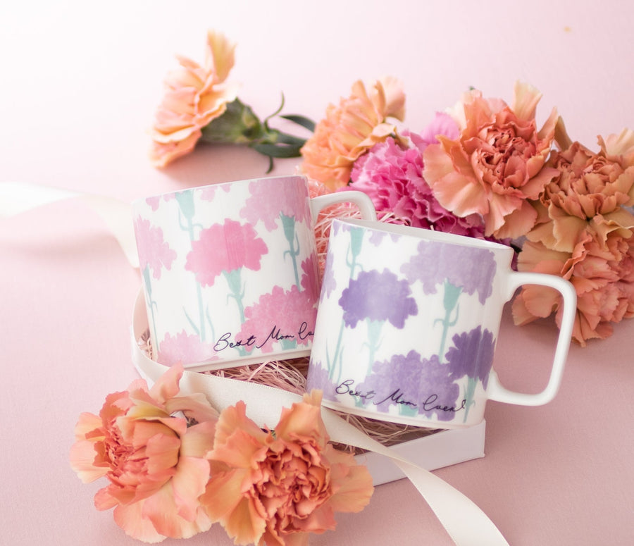 NARUMI | Dozen Flower Mug with Lid