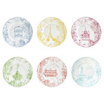 BERNARDAUD | Tout Paris Set of 6 Salad Plate 21cm