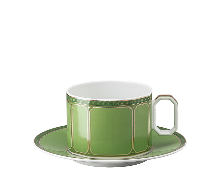 Swarovski | Signum Green Combi cup & saucer