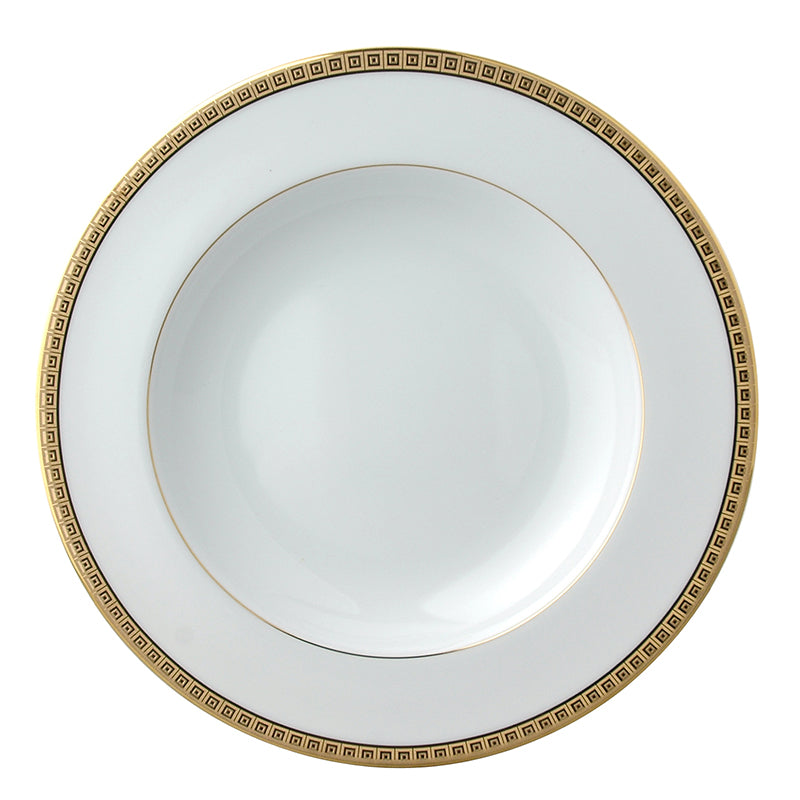BERNARDAUD | Athena Gold Rim Soup Plate 22.5cm