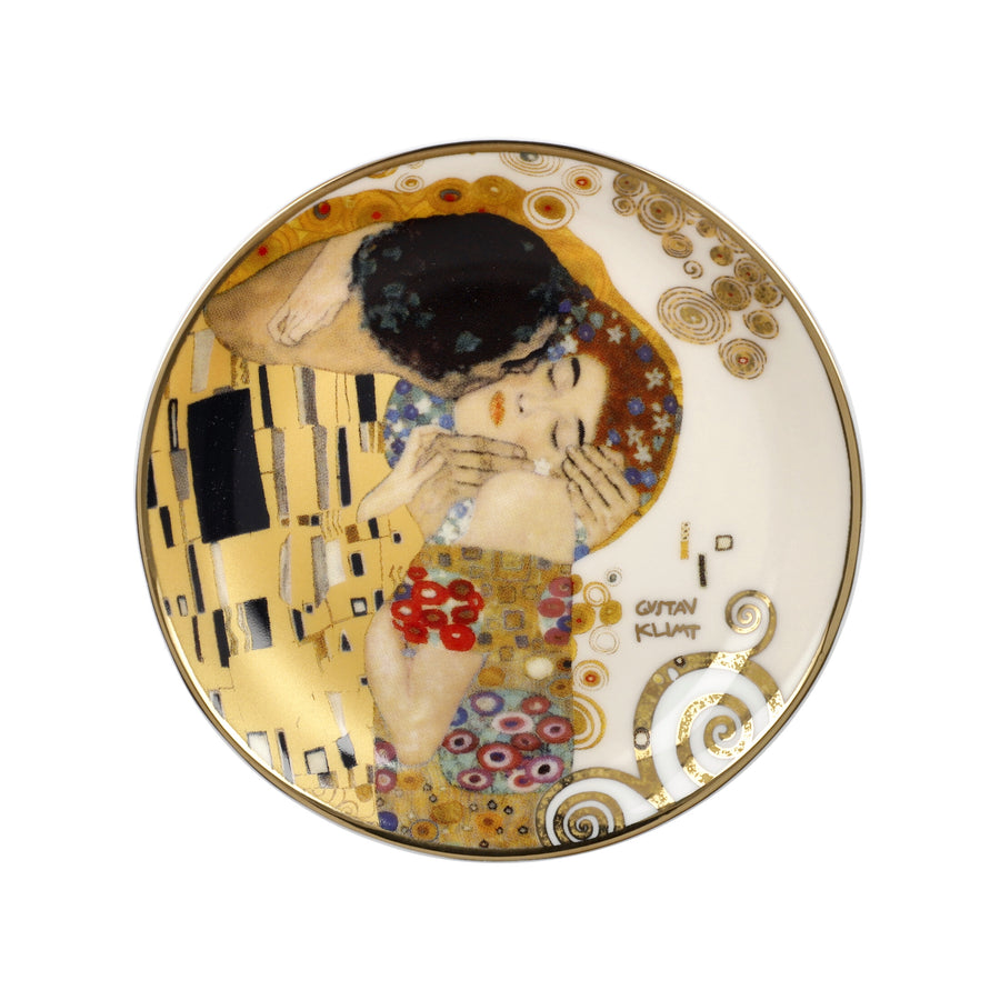 GOEBEL | The Kiss - Mini Plate D 10cm Artis Orbis Gustav Klimt