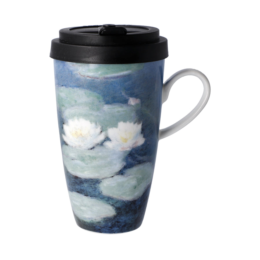 GOEBEL | Evening Flowers - Mug To Go 15cm Artis Orbis Claude Monet