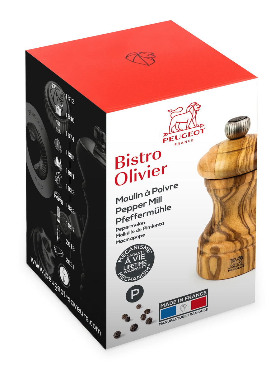 PEUGEOT | Bistro Pepper Mill Olive Wood H 10cm