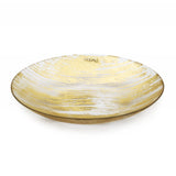 GREGGIO | Sole and Luna 金色葉子裝飾碟 30x6cm