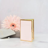 ADDISON ROSS | Pastel Pink & Gold Travel Double Frame 2"x3"
