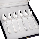 GREGGIO | Silver-Plated Coffee or Tea Spoon Set (Set of 6)
