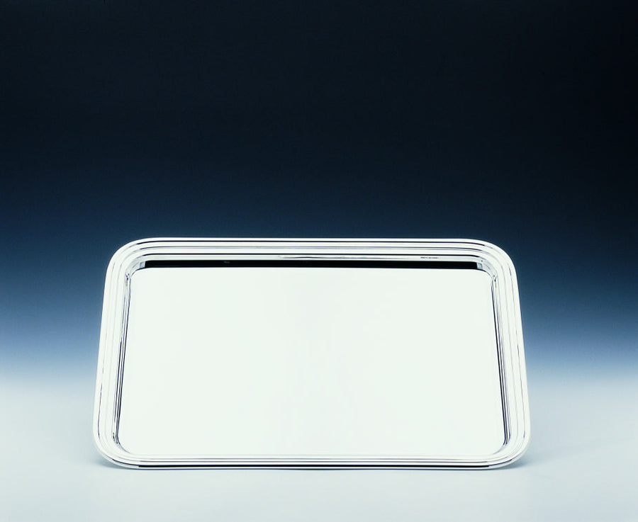 GREGGIO | Silver-Plated Rectangular Tray 31x18cm