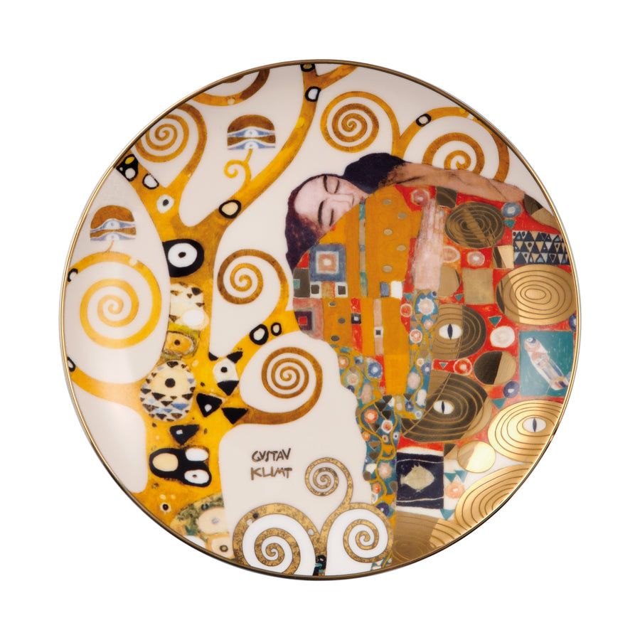 GOEBEL | Fulfilment - Wall Plate D 21cm Artis Orbis Gustav Klimt