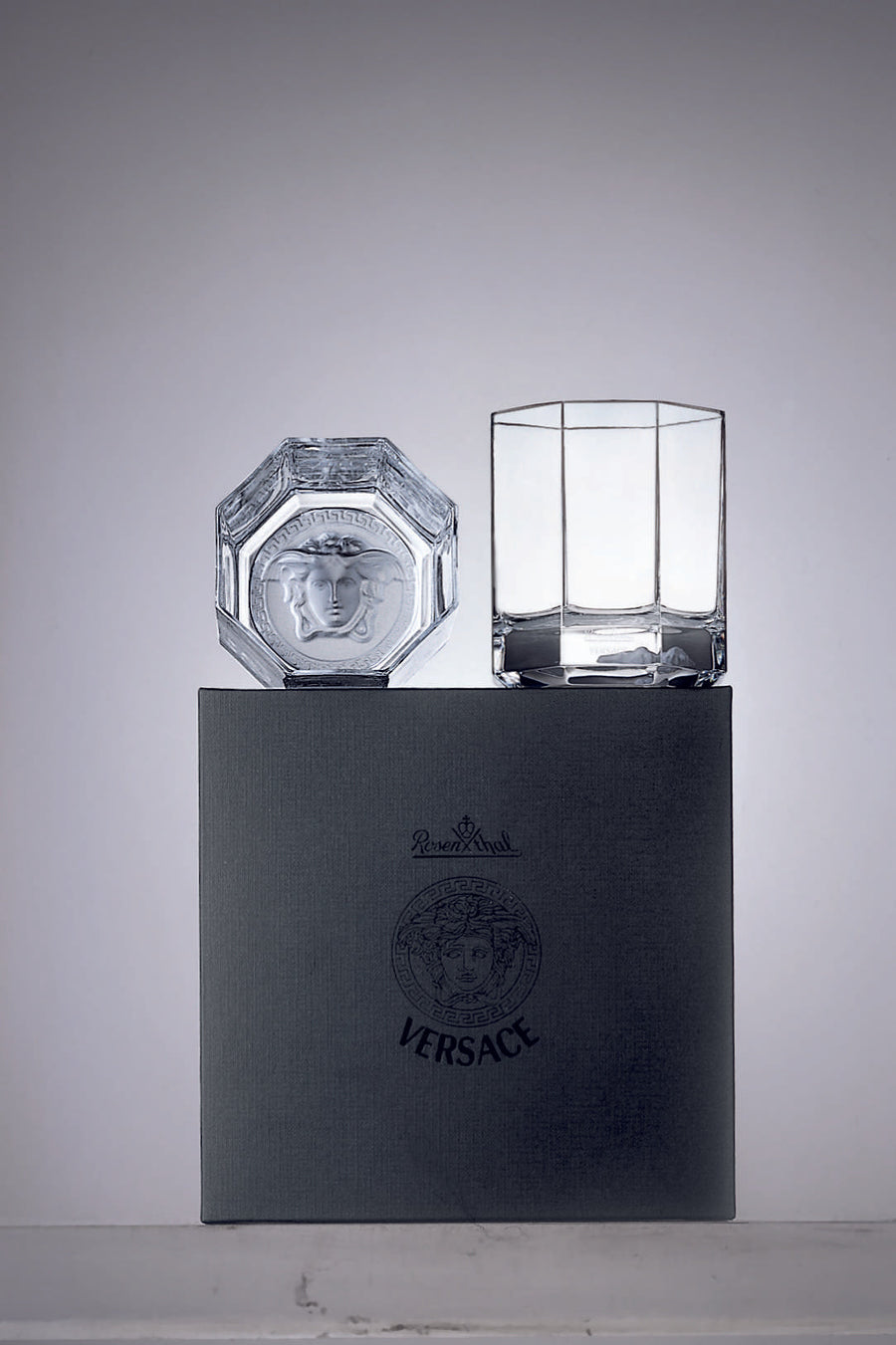 VERSACE | Medusa Lumiere Crystal Set of 2 pcs Whisky