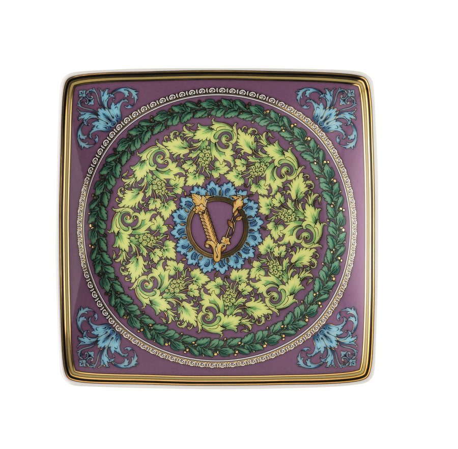 VERSACE | Barocco Mosaic 12cm Square Plate
