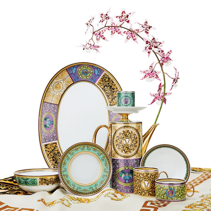 【VERSACE x ROSENTHAL – BAROCCO MOSAIC 巴洛克馬賽克】