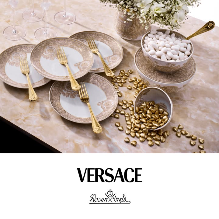 【 Versace x Rosenthal —Barocco Beige】
